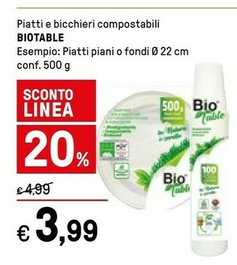 Iper La Grande Piatti di plastica offerta