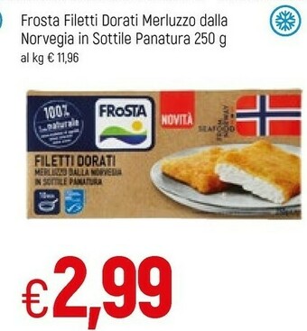 Famila Frosta Filetti di merluzzo offerta