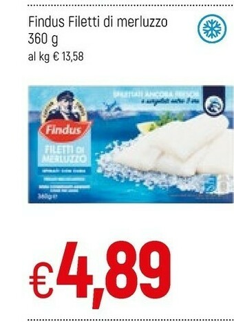 Famila Findus Filetti di merluzzo offerta