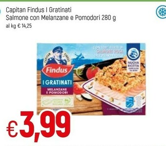 Famila Findus I Gratinati Salmone Con Melanzane E Pomodori 280 G(ml) offerta