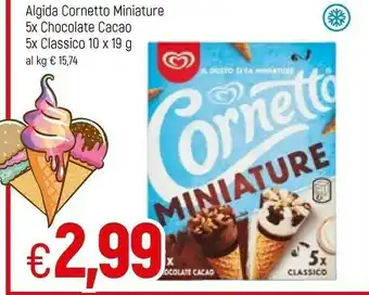 Famila Algida Cornetto Miniature offerta