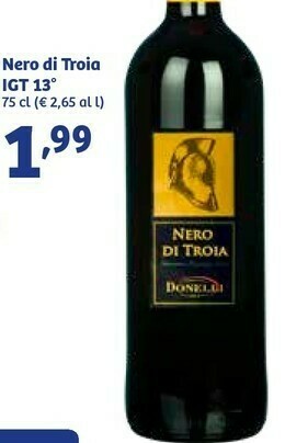 In'S Mercato Donelli Nero Di Troia Igt 75 Cl offerta