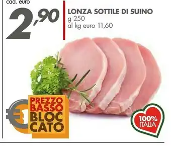 Lonza Sottile Di Suino