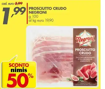 Italmark Negroni Prosciutto Crudo 100 G(ml) offerta