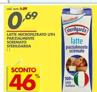 Sterilgarda Latte Microfiltrato Parzialmente Scremato UHT 1000 G(ml)