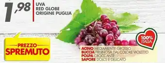 Italmark Uva Red Globe offerta