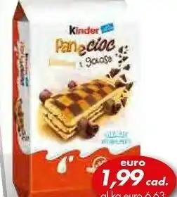 Italmark Ferrero Kinder Pan E Cioc Tortina Cacao 280 G(ml) offerta