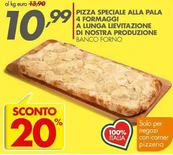 Italmark Pizza Speciale Alla Pala 4 Formaggio offerta