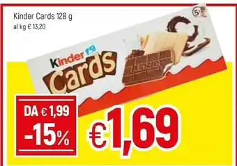 Ferrero Kinder Cards 128 G(ml)