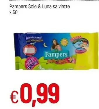 Famila Superstore Pampers Sole E Luna Salviettine , 60 Pz offerta