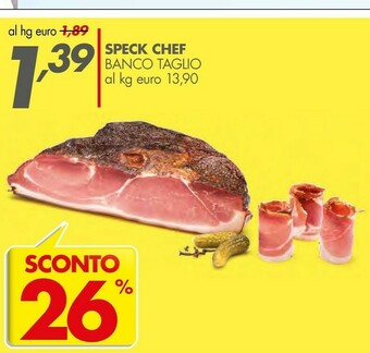 Italmark Speck Chef Banco Taglio offerta