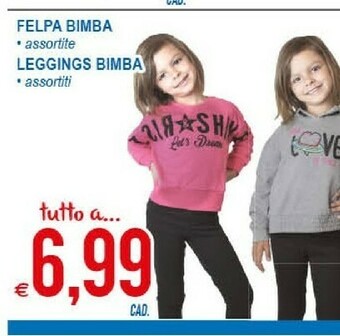 MD Discount Felpa Bimba offerta
