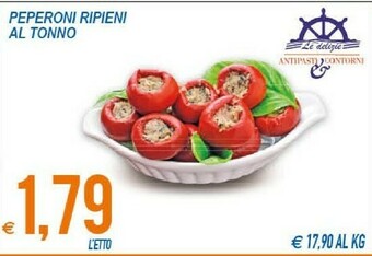 Le delizie Peperoni Ripieni Al Tonno