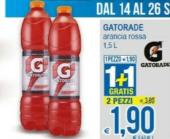 MD Discount Gatorade Sport Drink Gusto Arancia Rossa 1500 G(ml) offerta