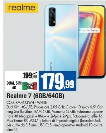 Wellcome Realme Smartphone android offerta