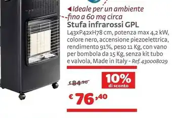 Bricocenter Stufa Infrarossi Gpl offerta