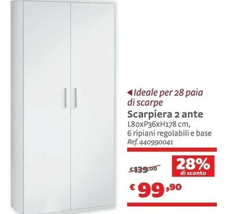 Bricocenter Scarpiera 2 Ante offerta