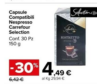 Carrefour Market Capsule Compatibili Nespresso offerta
