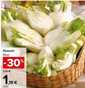 Carrefour Market Finocchi Sfusi offerta