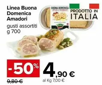 Carrefour Market Amadori Linea Buona Domenica offerta