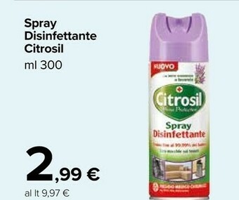 Carrefour Market Citrosil Spray Disinfettante offerta