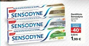 Carrefour Sensodyne Dentifricio offerta