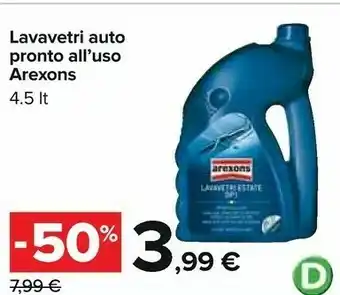 Carrefour Arexons Lavavetri offerta