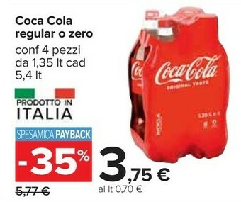 Carrefour Coca Cola Coca cola zero offerta
