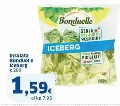 Sigma Bonduelle - insalata iceberg offerta