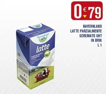 Adhoc Bayernland - latte parzialmente scremato uht in brik offerta