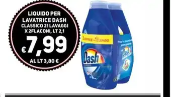 Ekom Dash - liquido per lavatrice offerta