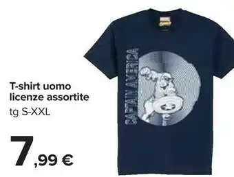 Carrefour T-shirt Uomo Licenze offerta
