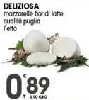 Quick Sisa Mozzarella offerta