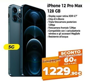 Expert Apple IPhone 12 Pro Max 128GB - Grafite offerta