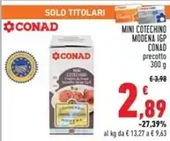Conad Cotechino offerta