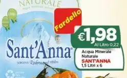 Crai Acqua sant'anna offerta