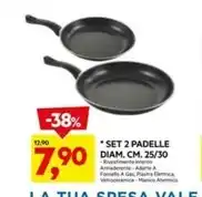DPiù Set 2 padelle offerta