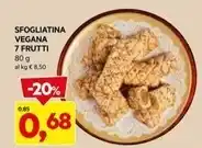 DPiù Sfogliatina vegana 7 frutti offerta