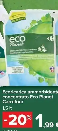 Carrefour Ecoricarica Ammorbidente Concentrato offerta