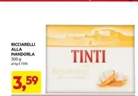 DPiù Tinti - ricciarelli alla mandorla offerta