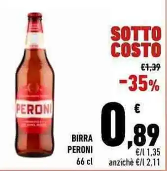 Conad BIRRA PERONI 66 cl offerta