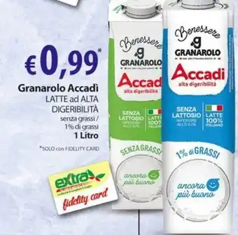 Extra Supermercati Latte granarolo offerta