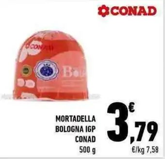 Conad MORTADELLA BOLOGNA IGP CONAD 500 g offerta