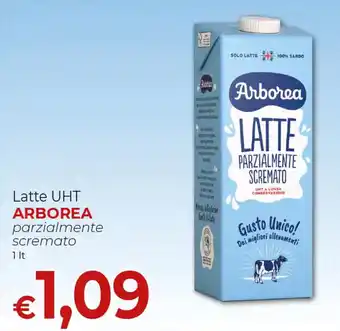 Supermercati Nonna Isa Latte UHT ARBOREA parzialmente scremato 1 lt offerta
