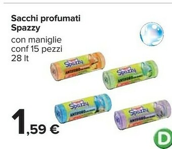 Carrefour Spazzy Sacchi Profumati offerta