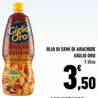 Conad OLIO DI SEMI DI ARACHIDE GIGLIO ORO 1 litro offerta
