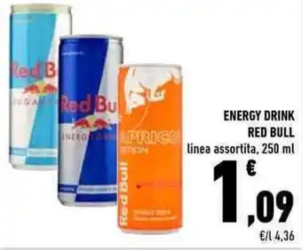 Conad ENERGY DRINK RED BULL linea assortita, 250 ml offerta