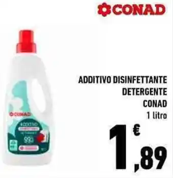 Conad ADDITIVO DISINFETTANTE DETERGENTE CONAD 1 litro offerta
