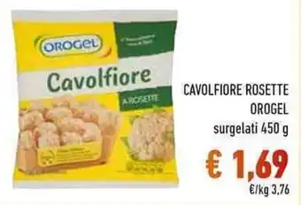 Conad CAVOLFIORE ROSETTE OROGEL surgelati 450 g offerta