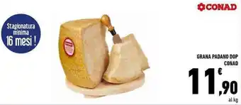 Conad GRANA PADANO DOP CONAD offerta